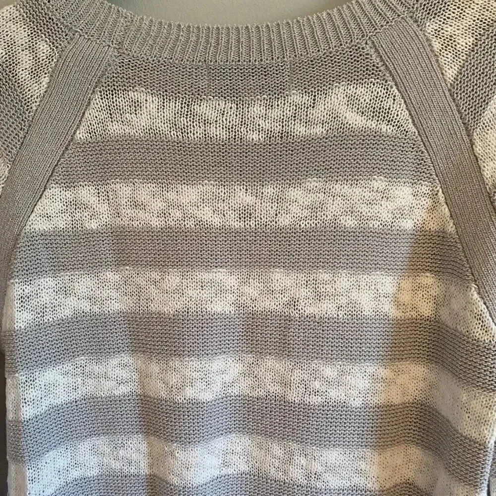 John + Jenn Striped Knit Sweater